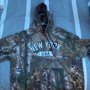 RealTree New York Camo Hoodie Pullover